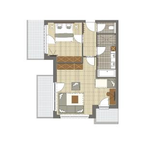 One-Bedroom Suite with Terrace or Balcony