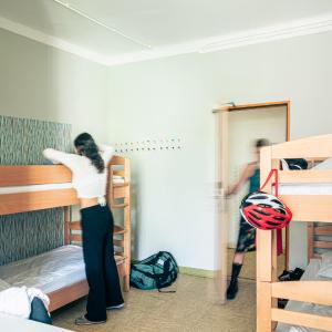Bed in 6-Bed Mixed Dormitory Room with Private Bathroom