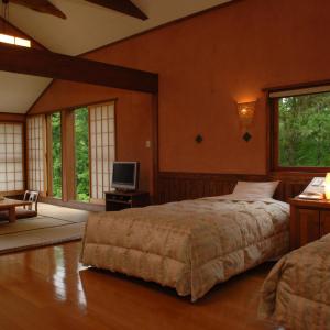 Room with Tatami Area and Open-Air Bath