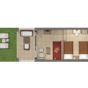 Mythica Bungalow, Beachfront
