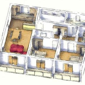 Three-Bedroom Apartment