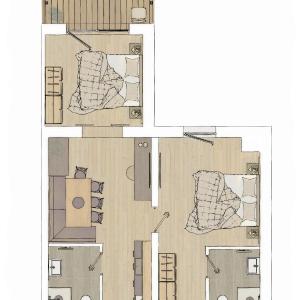 Apartment with Mountain View