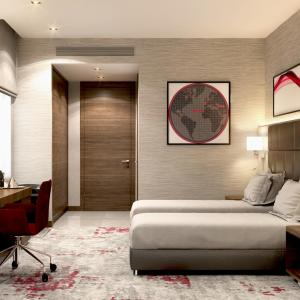 2 Single Beds, Sea View