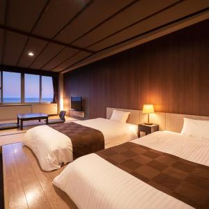 Room with Tatami Area with Shower-Ocean View - Non-Smoking