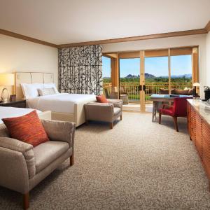 Guest room, 2 Double, Golf view, Balcony