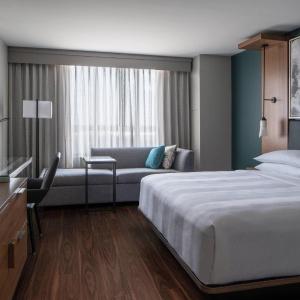 Guest room, 1 King, Sofa bed (Mob &amp; Hear Acc w/Roll-in Shower)