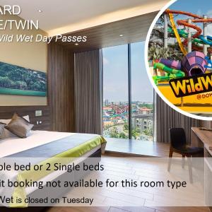 Standard Double or Twin Room with Wild Wild Wet Park Tickets