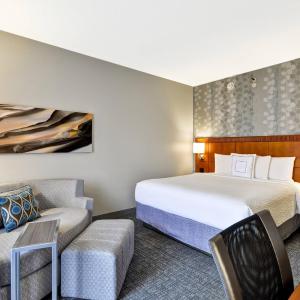 King Room with Roll-In Shower and Sofa Bed - Mobility Access