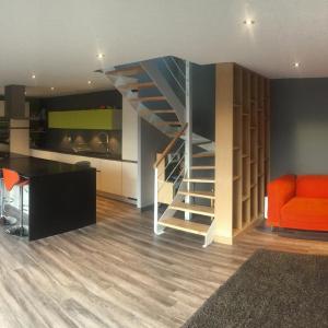Duplex Apartment with courtyard view