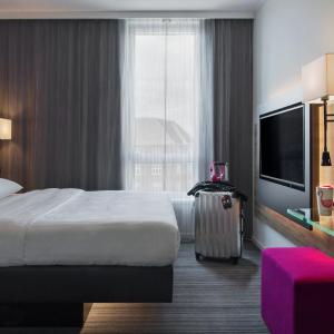 Moxy Queen Sleeper Room with City View