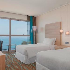 Premium Twin Beds, Guest room, 2 Double, Sea facing view