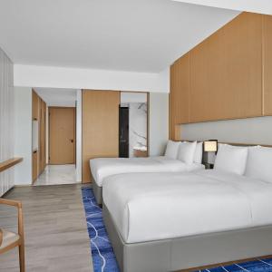 Deluxe Two Double Beds Room with City Views