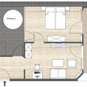 Suite with Whirlpool