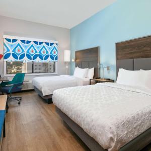 Queen Room with Two Queen Beds and Walk-In Shower