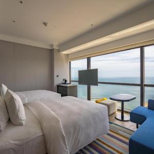 Double Room with Two Double Beds and Ocean View