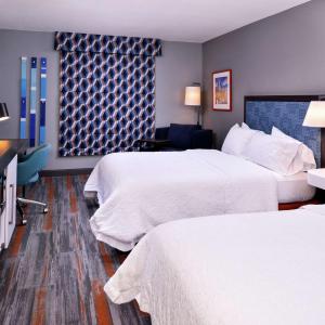 Queen Room with Two Queen Beds with Microwave and Mini Fridge - Disability Access with ADA Tub/Hearing Accessible - Non-Smoking