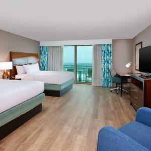 Queen Room with Two Queen Beds and Bath Tub - Ocean Front/Mobility Accessible