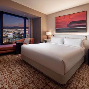 Crockfords West One-Bedroom King Suite with Strip View - No Resort Fee