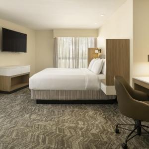King Suite with Living Room, Exercise Equipment and Trundle Sofa