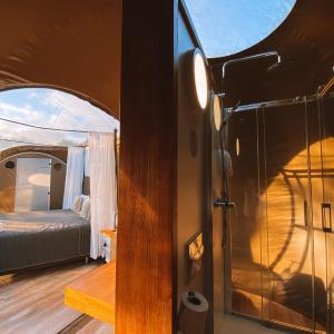 BUBBLE EXPERIENCE ANDROMEDA with external Jacuzzi