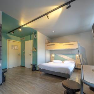 Family Room with One Double Bed and Two Single Beds