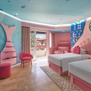 Two-Bedroom Room with Mermaid Theme