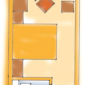 Doppelzimmer Standard mit Bergblick