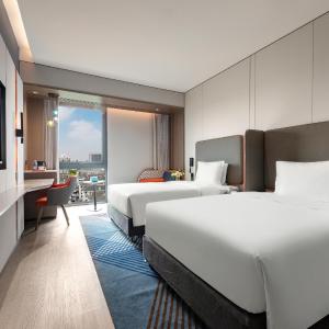 Standard Double Room with Two Double Beds - High Floor