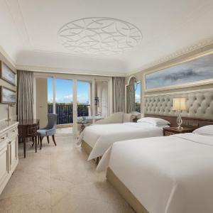 Standard Double Room with Two Double Beds, Sea and Garden View