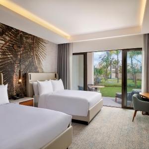 Deluxe Queen Room with Two Queen Beds and Garden View