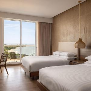 Guest room, 2 Double, Partial ocean view, Balcony