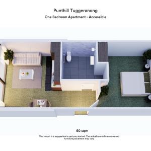 One-Bedroom Apartment - Accessible