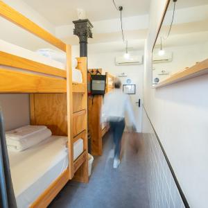 Single Bed in 4-Bed Mixed Dormitory Room with Shared Bathroom