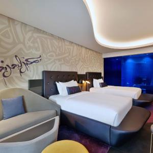 Fabulous Double Room with 2 Double Beds, Ocean view with Private Balcony