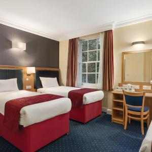 Quadruple Room with One Double and Two Twin Beds - Non-Smoking