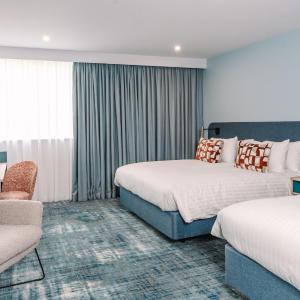 Standard Double Room with Two Double Beds - Disability Access