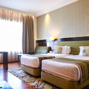 Deluxe Double or Twin Room with Pool View - 15% off on session of Spa, 15% off on Laundry, 15% off F&B services