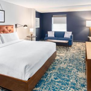 Larger King Room with Sofa Bed and Roll-In Shower - Mobility Access/Hearing Accessible