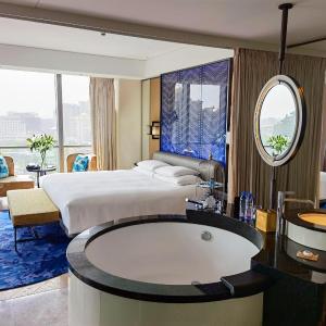Luxury King Room with City View inclusive Mini Bar for the first round and 20% off F&B at hotel’s in-house restaurants