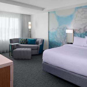 One-Bedroom King Suite with Balcony and Sofa Bed