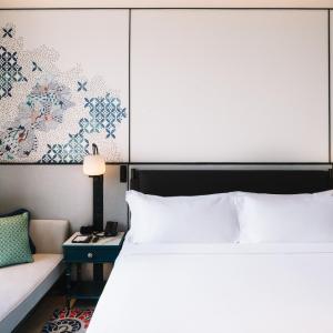 King Room with Sofa Bed and Partial Sea View