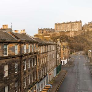Deluxe Double Room with Two Double Beds and Castle View