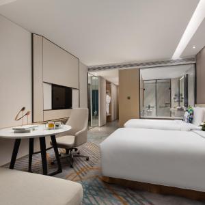 Standard Double Room with Two Double Beds - High Floor