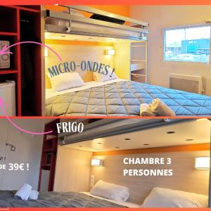 2 Single Beds 1 Bunk Bed