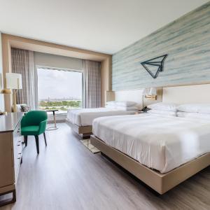 Standard, Guest room, 2 Queen,  City view (Hearing Accessible)