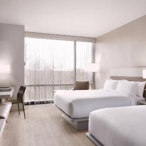 Queen Room with Two Queen Beds and Roll-in Shower - Mobility and Hearing Accessible