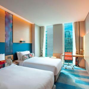 Aloft Urban, Guest room, 2 Twin/Single Bed(s), City view