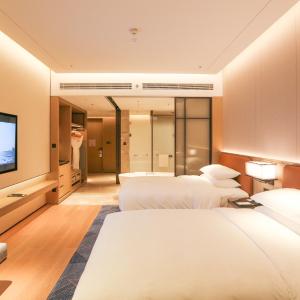 Executive Double Room with Two Double Beds and Balcony - Club Lounge Access