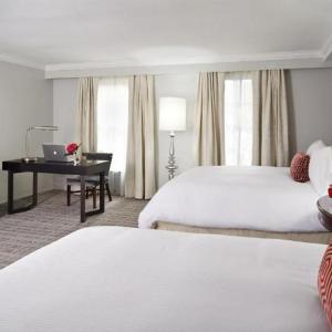 Queen Room with Two Queen Beds - Mobility/Hearing Accessible with Roll-In Shower