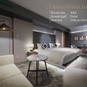 Espacio Deluxe Twin Room 44sqm with free access to Espacio Lounge - Non-Smoking 
